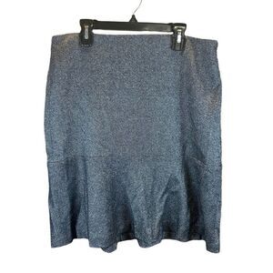 Talbots Size 8 Skirt Black White